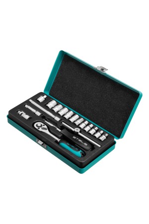 Набор торцевых головок с трещоткой, 1/4