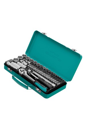 Набор торцевых головок с трещоткой, 1/4