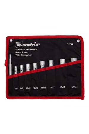 Набор ключей трубчатых торцевых 9 предметов Matrix