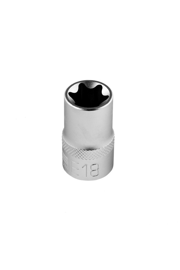 Головка торцевая 1/2, Е18, CrV Stels