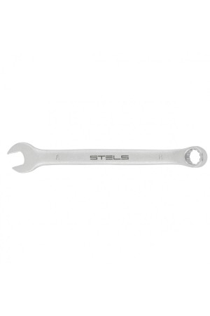 Ключ комбинированный, 12 мм, CrV, матовый хром Stels