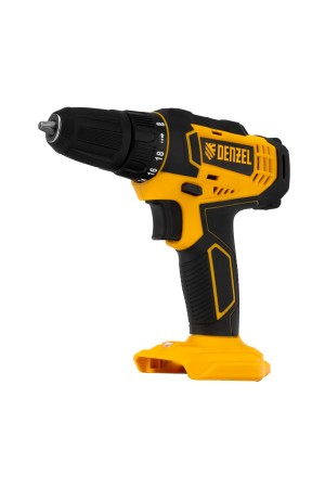 Дрель-шуруповерт аккумуляторная CDL-18-0, Li-Ion, 18 В Denzel