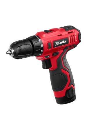 Дрель-шуруповерт аккумуляторная MCDL-12-02P, Li-Ion, 12 В, 2 акк.// MTX