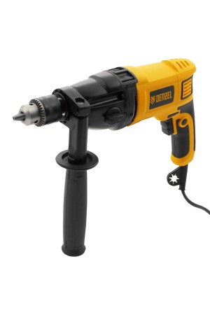 Дрель ударная ID-1050-2, 1050 Вт, 0-3000/0-1100 об/мин, 0-48000/0-17600 уд/мин, 2 скорости Denzel
