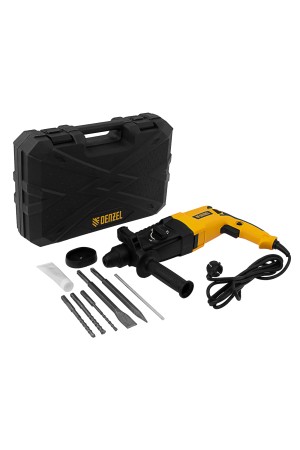 Перфоратор электрический RHH-800-26, SDS-plus, 800 Вт, 3 Дж, 3 плюс 1 реж.// Denzel