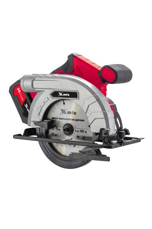Пила циркулярная аккумуляторная CCSU-20-165, 165 мм, Li-Ion, 20 В// MTX