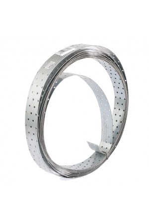Лента перфорированная монтажная, 2 мм, LM 5см х 10 м, отвер. 4.5-5 мм, цинк Россия Сибртех