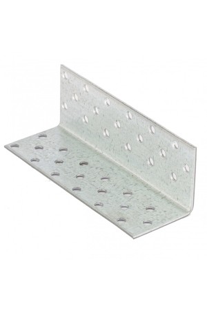 Крепежный уголок равносторонний  2 мм,   KUR 40 x 40 x 120 мм Россия Сибртех