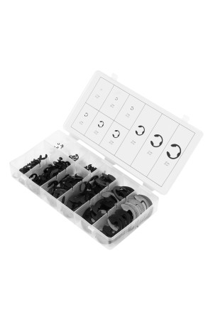 Набор стопорных колец, D 1.5-22 мм, 300 предметов Сибртех