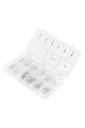 Набор саморезов, винтов, гаек, шайб, 347 предмет Сибртех