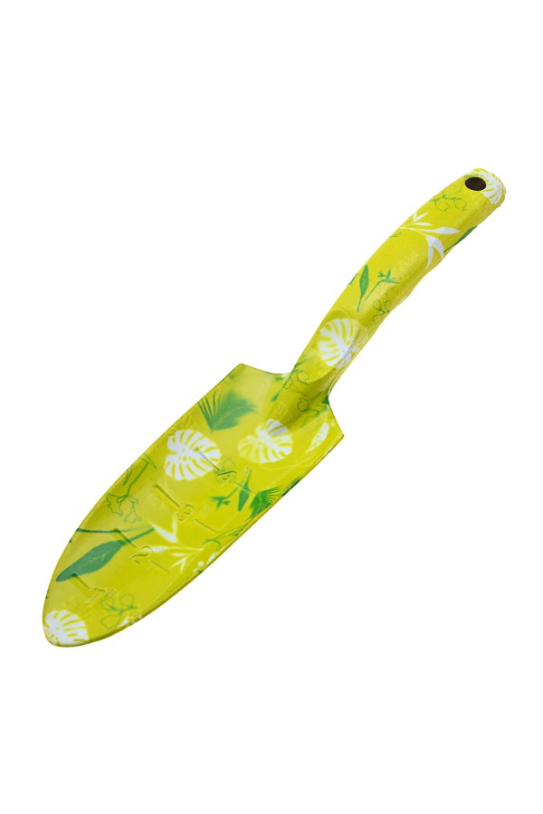 Совок цельнометаллический алюминиевый узкий, Flower Lime, Palisad