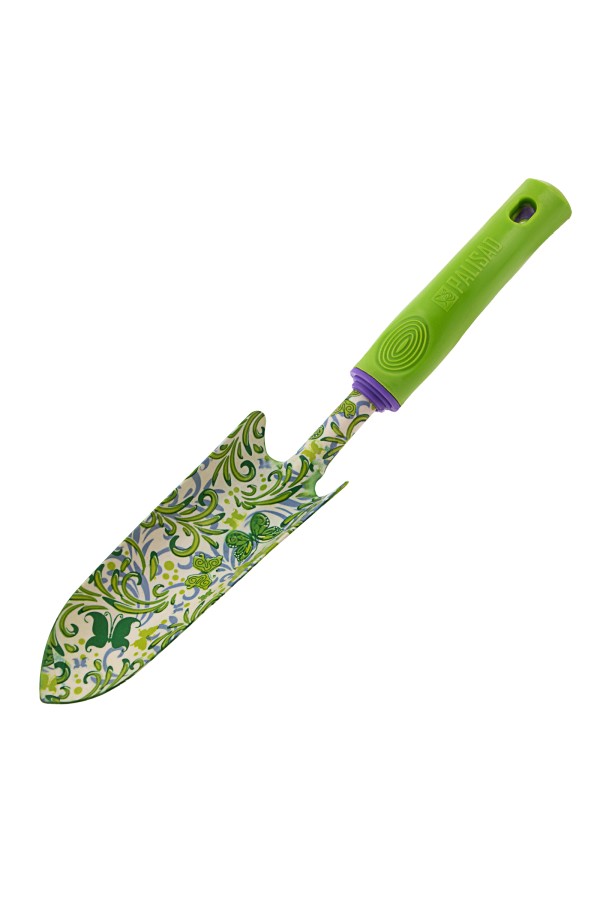 Совок посадочный узкий, 55 х 330 мм, стальной, пластиковая рукоятка, Flower Green, Palisad