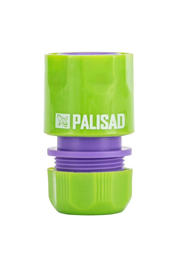 Соединитель пластмассовый, быстросъемный для шланга 1/2 Palisad