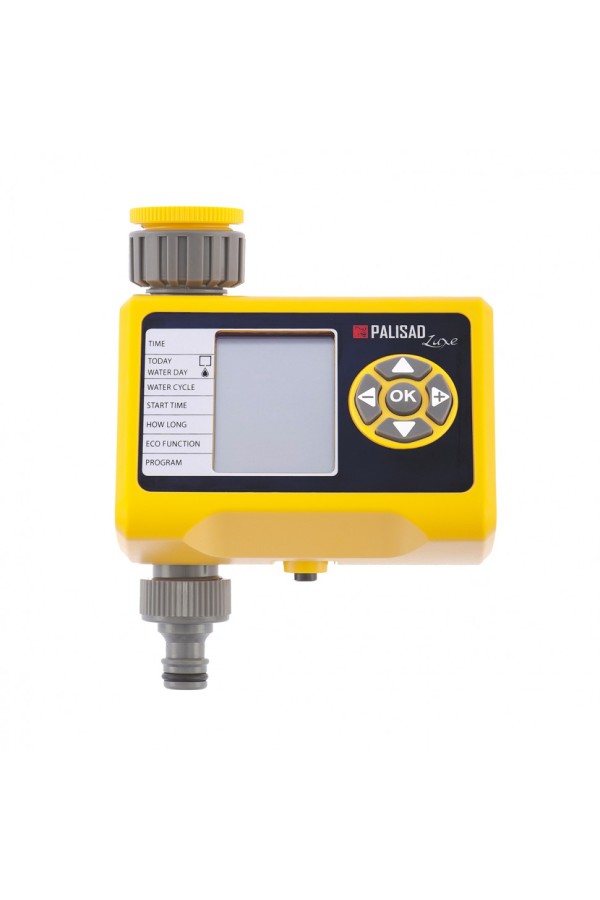 Таймер для полива на 1 линию, электронный Palisad Luxe