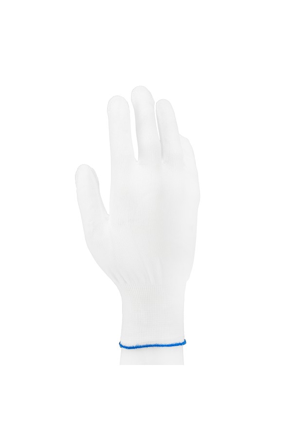 Перчатки Нейлон, 13 класс, белые, XL