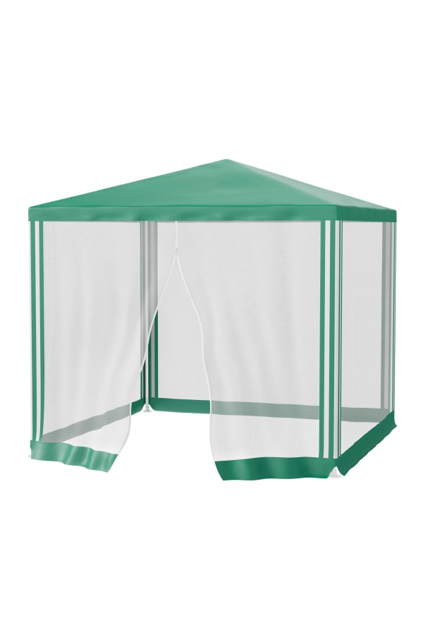 Тент садовый с москитной сеткой, 2.5 х 2.5/2.4, Camping Palisad