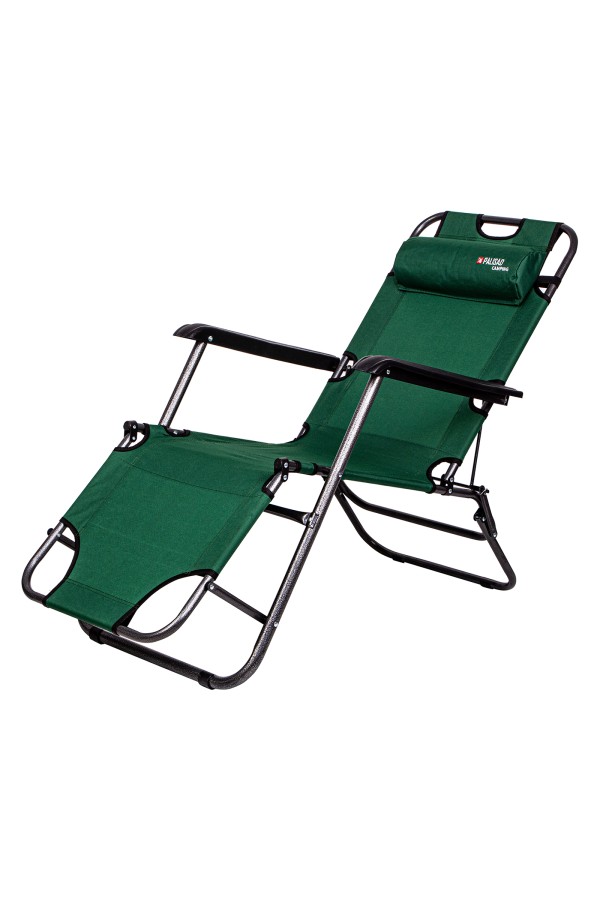 Кресло-шезлонг двухпозиционное 156 х 60 х 82 см, Camping Palisad