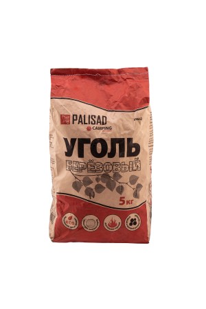 Уголь берёзовый, 5 кг Россия Camping Palisad