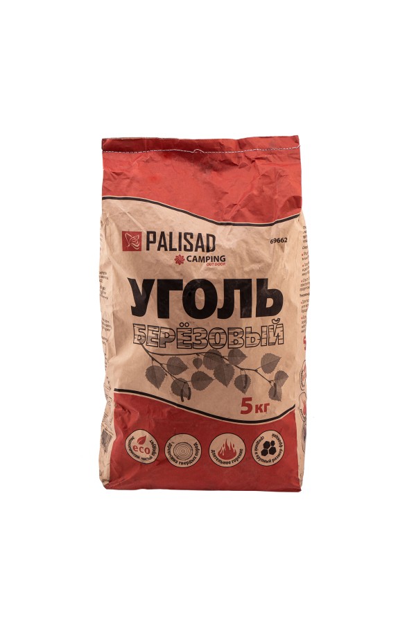Уголь берёзовый, 5 кг Camping Palisad