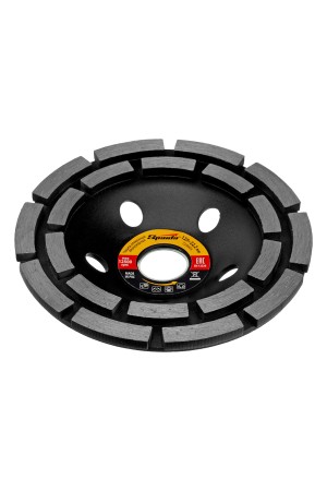 Чашка алмазная зачистная, 125 мм, двухрядная Sparta