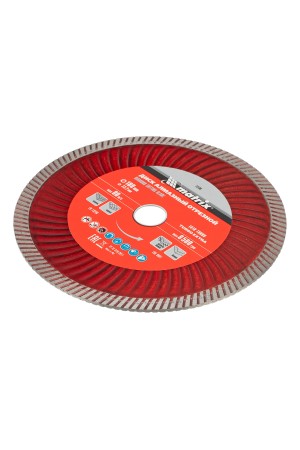 Диск алмазный, отрезной Turbo Extra, 180 х 22.2 мм, сухая резка Matrix Professional