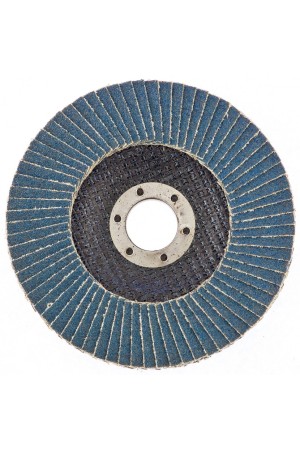 Круг лепестковый торцевой КЛТ-1, ZK10X W (цирконий), зернистость 40Н(Р 40), 125 х 22.2 мм, 