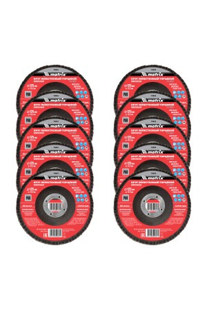 Круг лепестковый торцевой, P 60, 125 х 22.2 мм Matrix