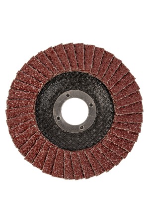 Круг лепестковый торцевой, конический, Р 24, 115 х 22.2 мм Сибртех