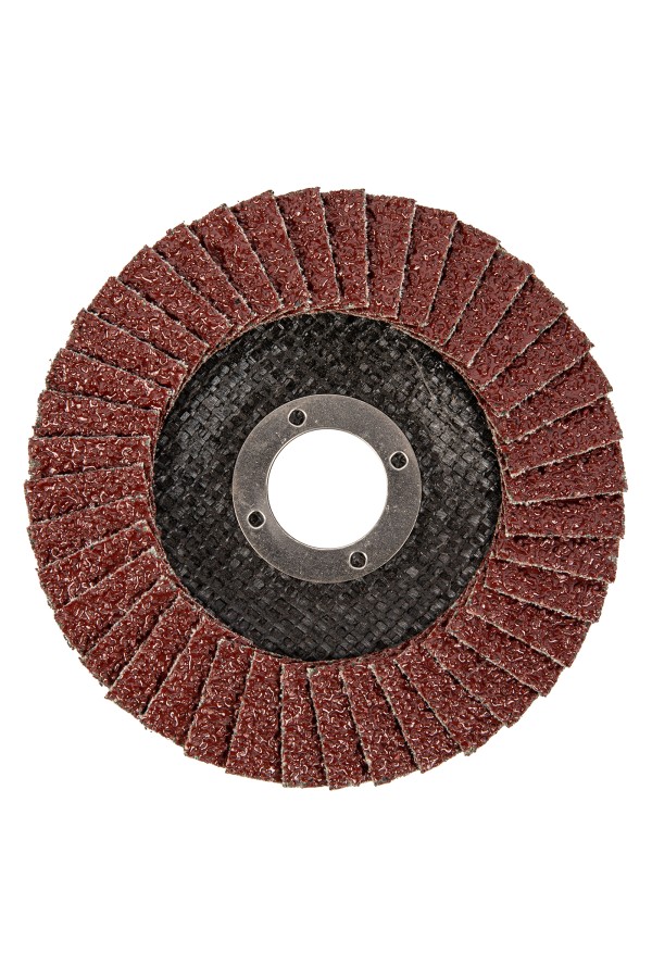 Круг лепестковый торцевой, конический, Р 24, 115 х 22.2 мм Сибртех