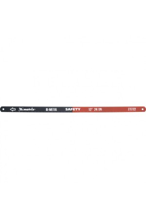 Полотна для ножовки по металлу, 300 мм, 24 TPI, биметаллическое, 2 шт Matrix