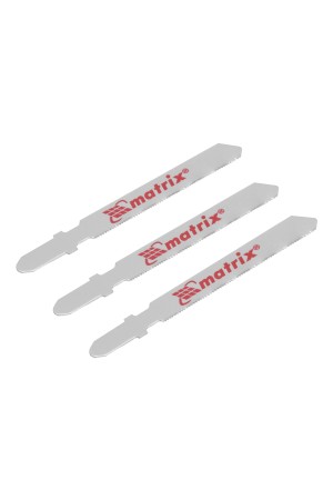 Полотна для электролобзика по металлу, 3 шт, 50 х 0.8 мм, HSS, EU- хвостовик Matrix