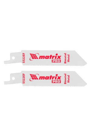 Полотна по металлу для сабельной пилы S522EF 75/1.4 мм, Bimetal, 2 шт, Pro Matrix