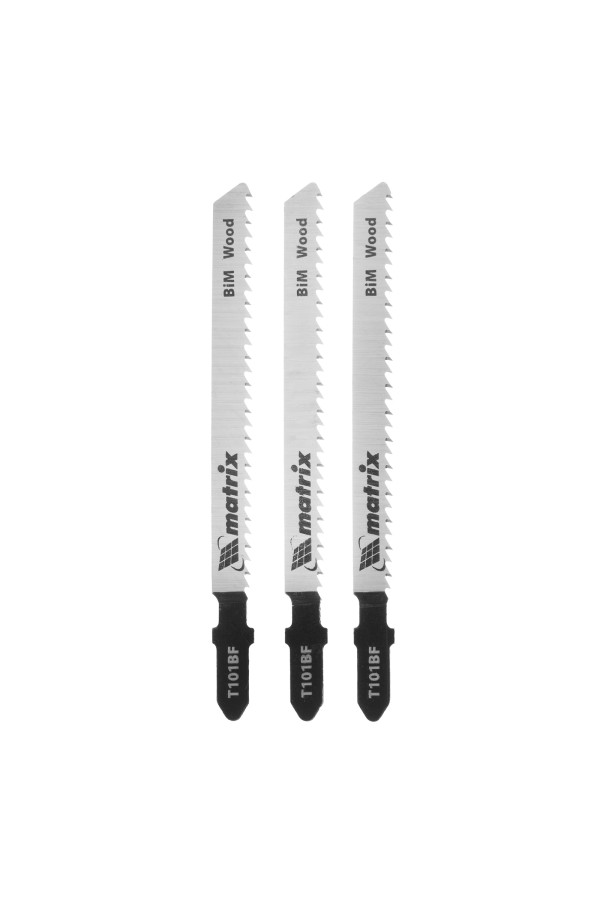 Полотна для электролобзика по дереву, 3 шт, T101BF, 75 x 2.5 мм, Bimetal Matrix Professional