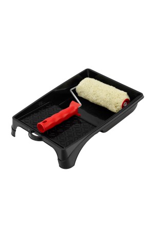 Набор, валик для фасадных работ синтетический, 180 мм, ворс 18 мм, D 36 мм, РАС, кювета 260 х 320 мм Россия Matrix