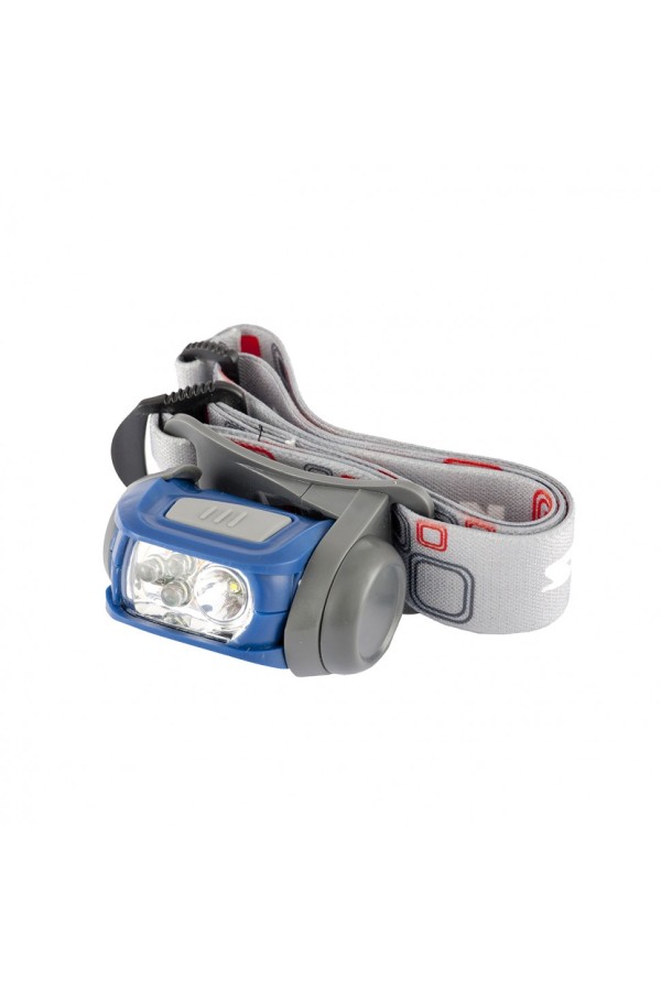 Фонарь наголовный Sport, ABS пластик, CREE XP-E Led 3Вт 120Лм + 3 эко Led, 8-18 часов, 3 х ААА Stern