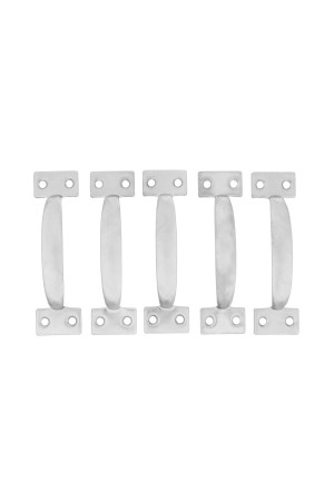 Ручка-скоба РС-90 цельнотянутая, цинк, 5 шт, (Металлист) Россия