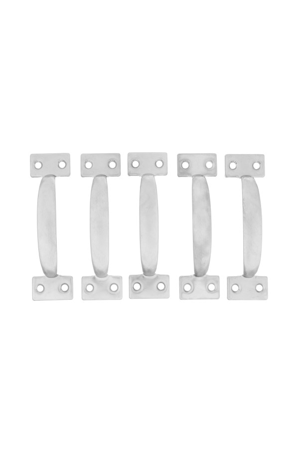 Ручка-скоба РС-90 цельнотянутая, цинк, 5 шт, (Металлист)