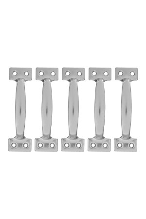 Ручка-скоба РС-120 цельнотянутая, цинк, 5 шт, (Металлист) Россия