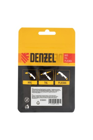 Кольцо газовой линзы для TIG горелки тип 26, 10 шт Denzel