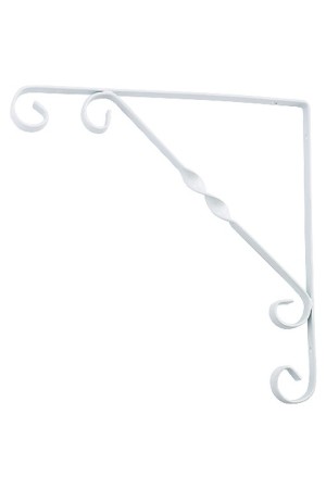 Кронштейн декоративный, 100 х 100 мм, белый Сибртех