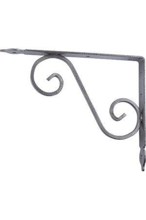 Кронштейн декоративный, 145 х 110 х 25 х 3 мм, темно-серый Сибртех