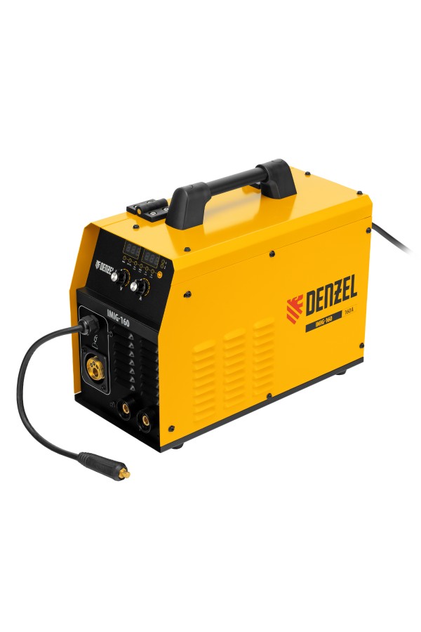 Аппарат инвертор. полуавтомат. cварки IMIG-160 Synergy, 160 А, ПВ 60%, катушка 5 кг Denzel