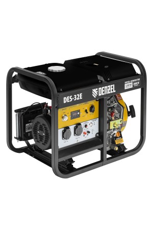 Генератор дизельный DES-32E, 3,2 кВт, 230 В, 11 л, электростартер Denzel