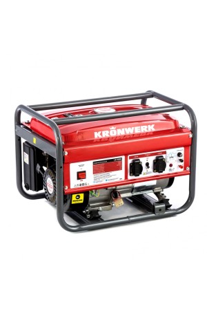 Генератор бензиновый LK 3500, 2.8 кВт, 230 В, бак 15 л, ручной старт Kronwerk