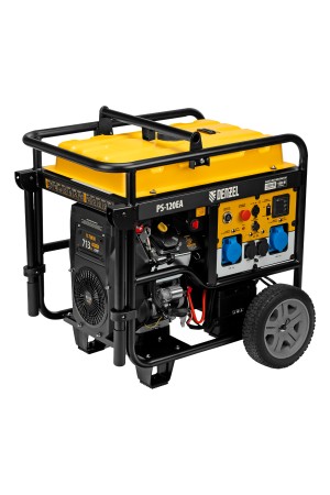 Генератор бензиновый PS-120EA, 12 кВт,230 В, 40л, разъём ATS,эл.старт Denzel