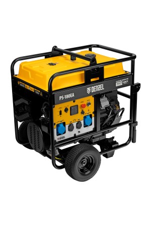 Генератор бензиновый PS-180EA, 18 кВт,230 В, 65л, разъём ATS,эл.старт Denzel