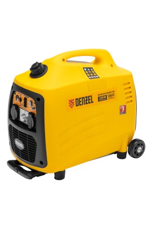 Генератор инверторный GT-3200iSE, 3.2 кВт, 230 В, бак 6 л, закрытый корпус, электростартер Denzel