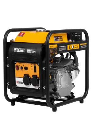 Генератор инверторный GT-3500iF, 3.5 кВт, 230 В, бак 5 л, открытый корпус, ручной старт Denzel