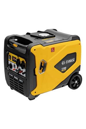 Генератор инверторный GS-5500iSE, 5,5 кВт, 230 В, закрытый корпус,электростартер Denzel
