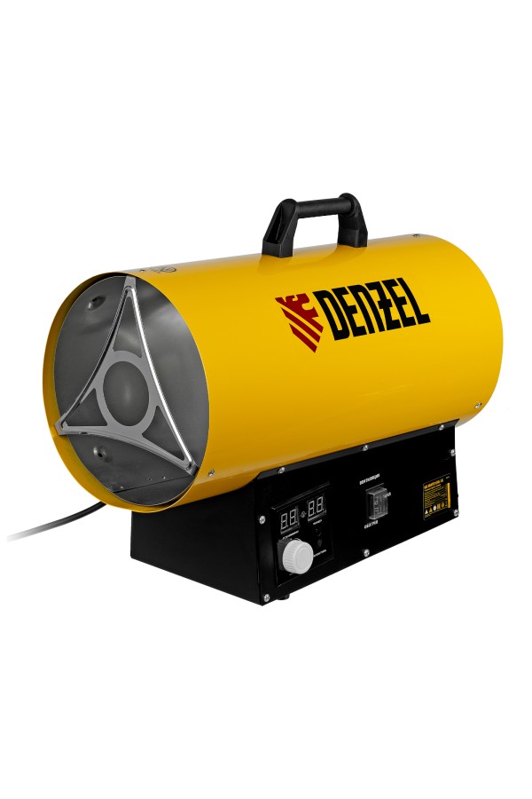 Газовая тепловая пушка GHG-15i, 15 кВт, цифровой термостат, пропан-бутан Denzel